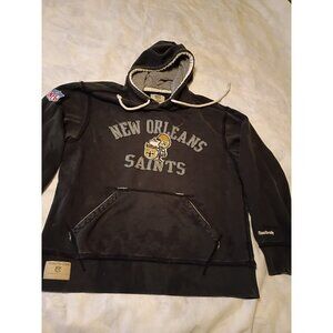 NFL Vintage New Orleans Saints Large Sweatshirt Hoodie